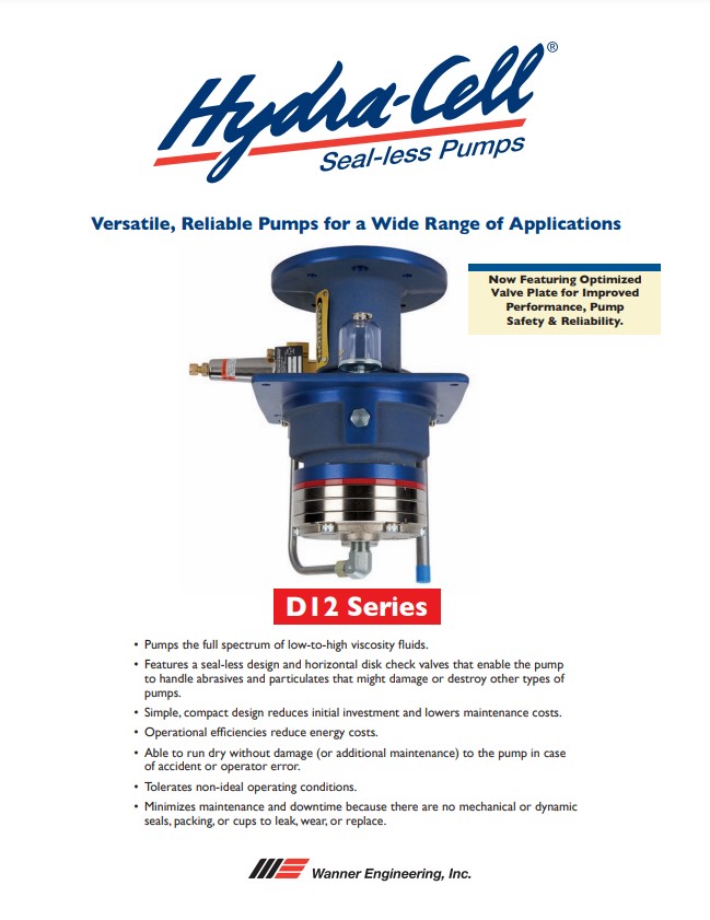 Hydra Cell D Series Us G Series Metric